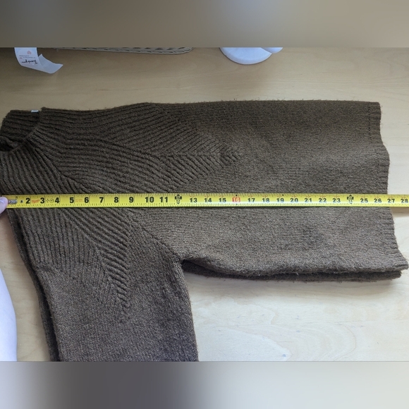 VIOLETA By MANGO Plus Size Crewneck Women Size XXL Brown Color Soft - Picture 10 of 10